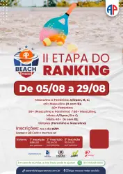 II ETAPA DO RANKING DE BEACH TENNIS 