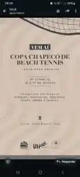 COPA CHAPECÓ - 3 ETAPA - PALM BEACH - 15 a 17 DE AGOSTO 2025 - DUPLA MISTA C