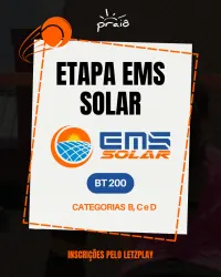 Ranking Praiô - 1ª Etapa EMS Solar - Julho - Categoria iniciante
