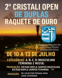 TORNEIO DE DUPLAS - CRISTALI OPEN  - Masculino D