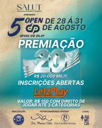 5º OPEN DIVAS DO PLAY - BEACH TENNIS - Feminino B