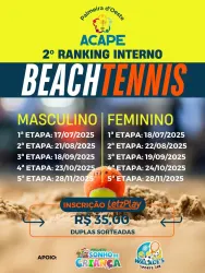 RANKING INTERNO ACAPE MASCULINO INICANTE + C