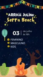 ARRAIA JUNINO SERRA BEACH - TORNEIO ARRAIA (MACULINO)