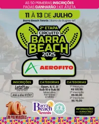 2° ETAPA DO CIRCUITO BARRA BEACH 2025 - CIRCUITO BARRA BEACH CAT. MASC. B
