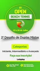 2 Desafio de Duplas Mista R1BT - Iniciante ( C ou D )