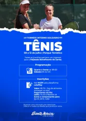 TORNEIO TÊNIS SOLIDÁRIO - MASCULINO C