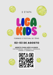 2ª ETAPA TORNEIO INTERNO TÊNIS KIDS