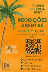 1º Open Pé na Areia RVBT  - D Masculino