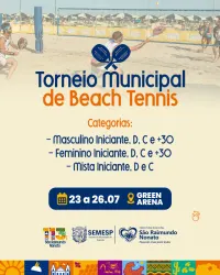 Torneio Municipal de Beach Tennis