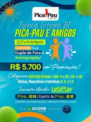 11º TORNEIO INTERNO BEACH TENNIS  - PICA PAU COUNTRY CLUB E AMIGOS - Mista D