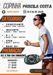   COPINHA PRISCILA COSTA  - MASCULINO INICIANTE