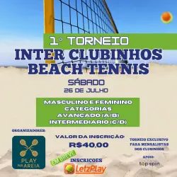 I INTER CLUBINHOS  - Dupla Masculina - INTERMEDIÁRIO C/D