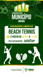 Torneio Interno - Jogos do Município de Orós 2025 - Masculino Iniciante