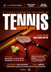 2° Etapa Circuito Interno de Tênis Duplas  2025 - 4° Classe Masculina de Tênis Duplas