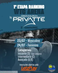 RANKING BEACH TENNIS WTC ARENA - 1ª ETAPA BY PRIVATTE ODONTOLOGIA - FEMININO INTERMEDIÁRIO (C)