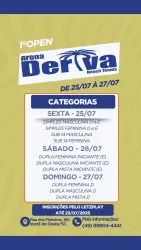 1° OPEN ARENA DERIVA DE BEACH TENNIS