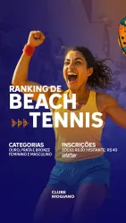 I Ranking de Beach Tennis do Clube Mogiano - Categoria Bronze (Feminino)