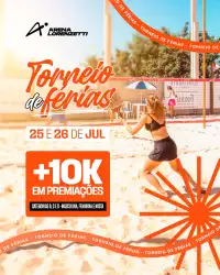 TORNEIO DE FÉRIAS  - CATEGORIA MASCULINA B