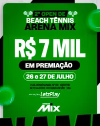 2° OPEN DE BEACH TENNIS ARENA MIX - MISTA D