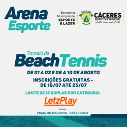Arena Esporte - Beach Tennis - FiPe 2025 - 06 - MASCULINO C/D