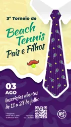 II Torneio Pais e Filhos - Pais, e filhos entre 9 e 13 anos.