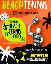 Torneio do Milão Arena Pelissari de Beach Tennis - Misto B