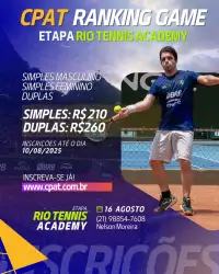 ETAPA RIO TENNIS ACADEMY 2025 - 4 CL SIMPLES