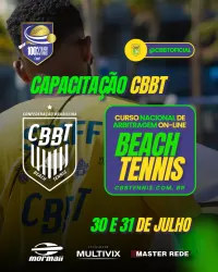 Curso Nacional de arbitragem de Beach Tennis - Curso de arbitragem