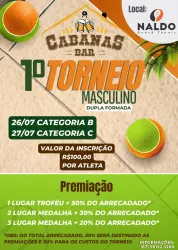 1º TORNEIO CABANAS BAR  - DUPLA MASCULINA C