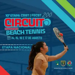 CBBT200/FECBT200 - 10ª ETAPA CIRCUITO CEARENSE DE BEACH TENNIS - ETAPA NACIONAL 4E - Dupla Masculina D