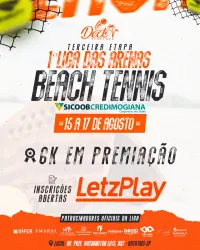🏖️🎾 1ª Liga das Arenas de Beach Tennis! 🎾🏖️ Batatais SP - 3º ETAPA - Duplas - Feminino Iniciante