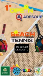 1° OPEN ADESQUE BEACH TENNIS  - Dupla Feminina - OPEN