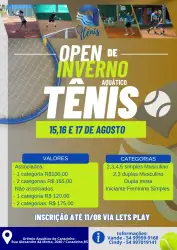 Open de Inverno - 2 classe masculino duplas