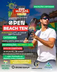 Festival Macapá Verão De Beach Tennis  - Dupla Mista - OPEN