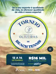 Torneio Parque das Oliveiras de Beach Tennis - Masculino D