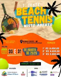 1* Oeste Beach Tennis Misto Gloria D’Oeste  - Categoria Open Mista