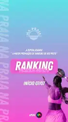 3º RANKING Super 8 Na Praia - 2 - 4ª Etapa Quinta-Feira 31/07 Fem D