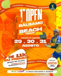Open Bálsamo Beach Tennis - CATEGORIA MASCULINO B
