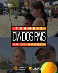 TORNEIO DIA DOS PAIS - SIMPLES E DUPLAS - PAIS e FILHOS - SUB 9