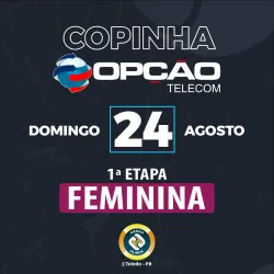 Copinha Opção Telecom - 1ª Etapa Feminina - 2º Semestre 2025 - Feminina C
