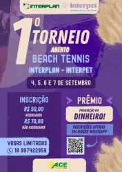 1º TORNEIO ABERTO INTERPLAN/INTERPET ACE CLUBE - Dupla Mista - A/B