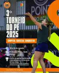 3º Torneio do Pé 2025 - Duplas - Masculino E