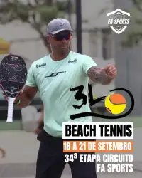 34ª Etapa Circuito FA Sports 2025 - 3L Beach Tennis (Uberlândia - MG) - Dupla Mista D