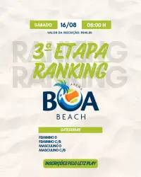 3ª Etapa Ranking Arena Boa Beach