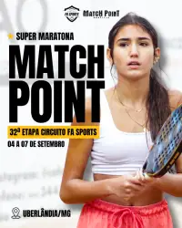 32ª Etapa Circuito FA Sports 2025 - Super Maratona - Complexo Match Point (Uberlândia - MG) - Dupla Mista C