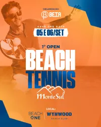 1º Open Monte Sul Beach Tennis - Beta Eventos  - MISTA PRATA