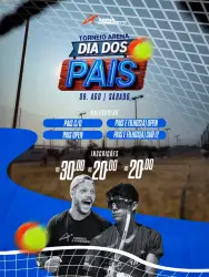 TORNEIO DE DIA DOS PAIS - CATEGORIA PAIS E FILHOS SUB12