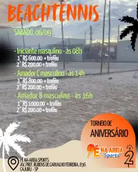 Torneio de aniversário 2 anos PÉ NA AREIA SPORTS 👣⛱️ - Amador masculino C