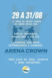 1° Open Arena Beach Bar - Dupla Mista - INTERMEDIÁRIO