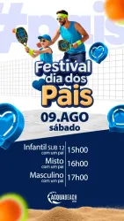 FESTIVAL DIA DOS PAIS  - Infantil sub 12 com um pai